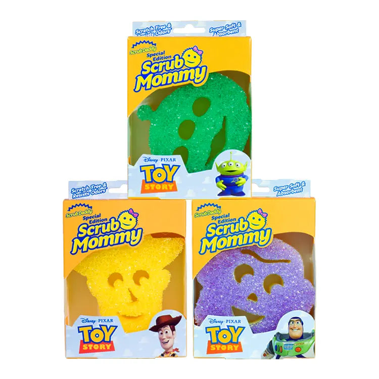 3 Count Toy Story sponge in packaging